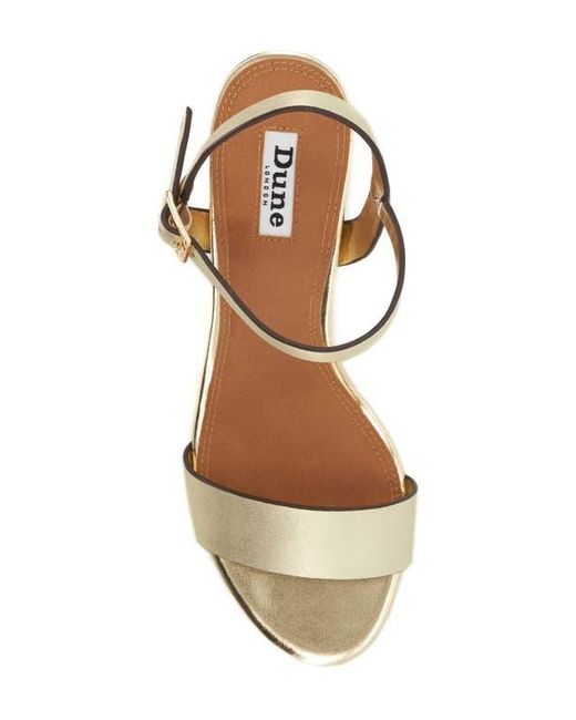 Dune Metallic Jelly Sandal