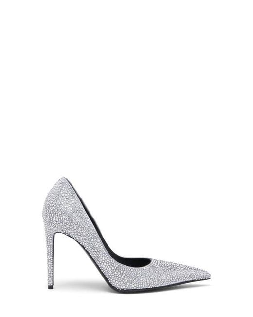 McQueen White Skull Pump