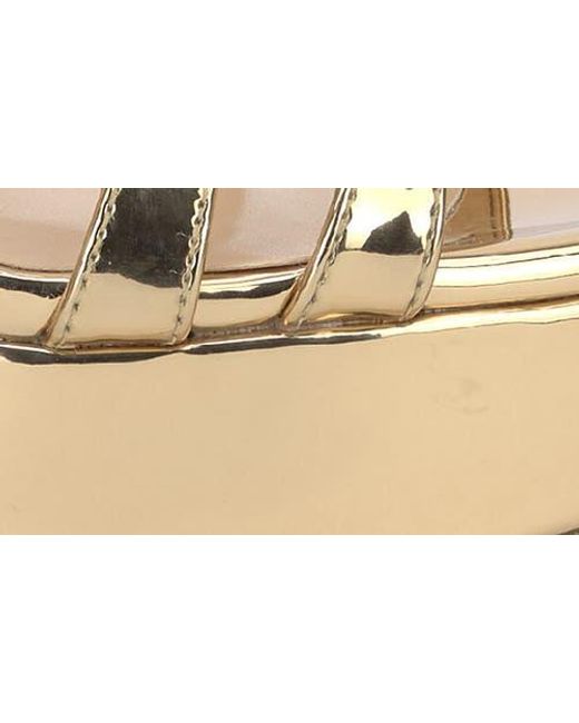 Jessica Simpson Metallic Sippete T-Strap Platform Sandal