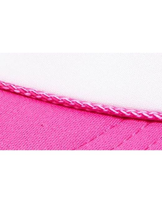Local Beach Pink Smiley Patch Trucker Hat
