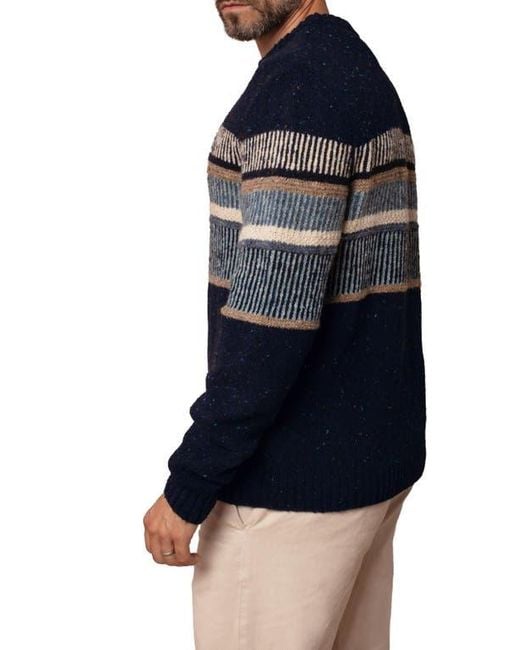 Celtic & Co. Blue Statement Donegal Wool Sweater for men