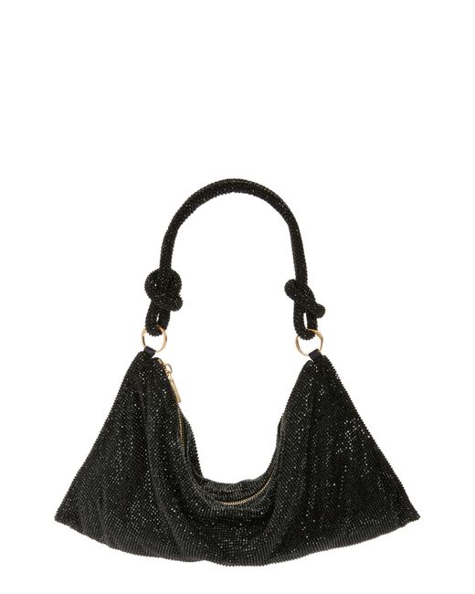 Cult Gaia Mini Hera Rhinestone Shoulder Bag in Black Lyst