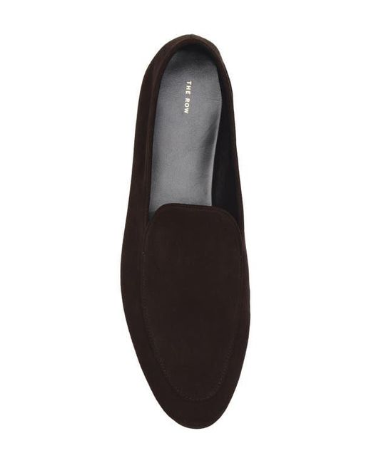The Row Black Awar Loafer Flat
