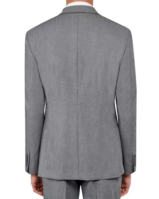 W.r.k. Gray Slim Fit Performance Suit for men