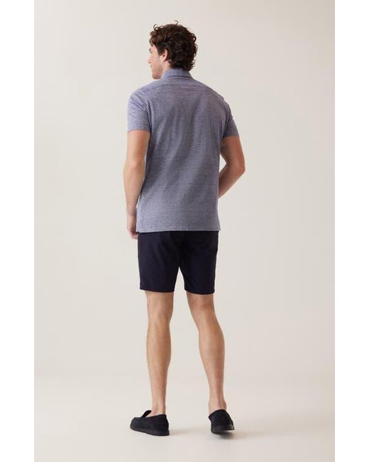Dek Blue Oasis Sst Techno Sateen Bermuda Shorts for men
