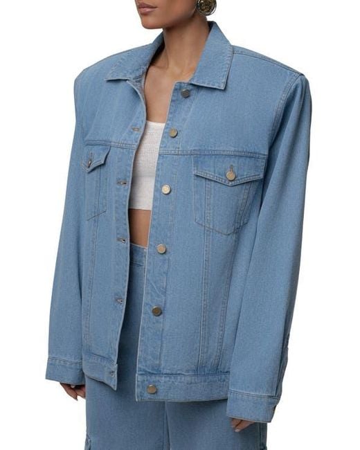 JLUXLABEL Blue Next Phase Denim Jacket