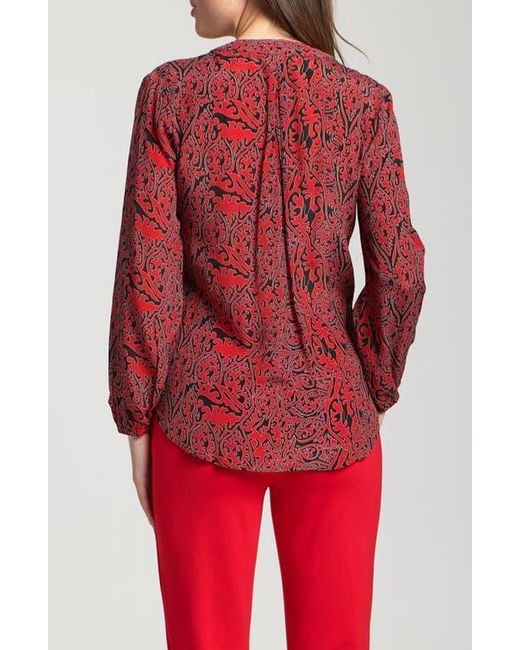 Apny Red Printed Top