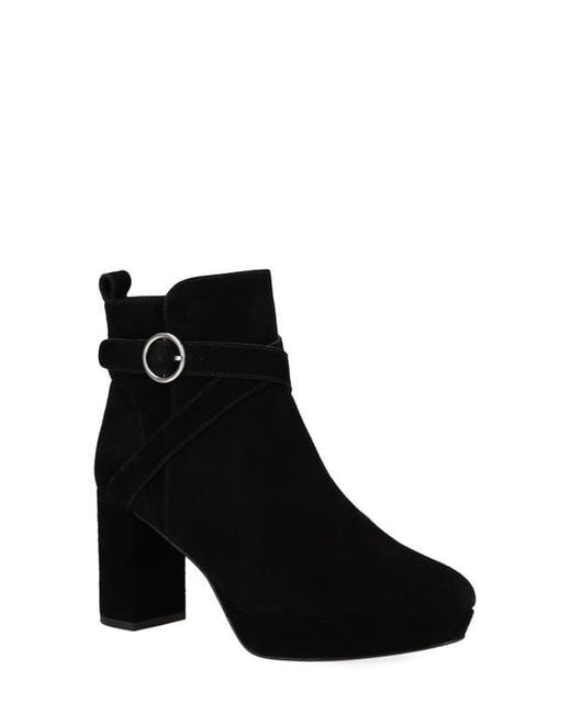 Pelle Moda Black Leyton Platform Bootie