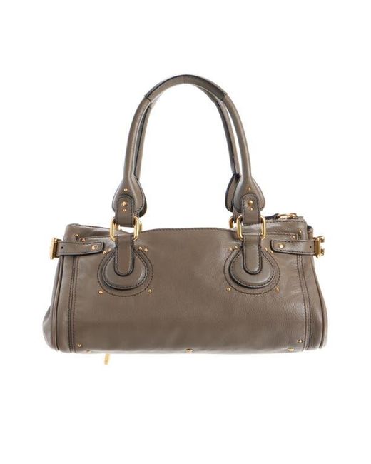 Chloé Brown Paddington Leather Satchel