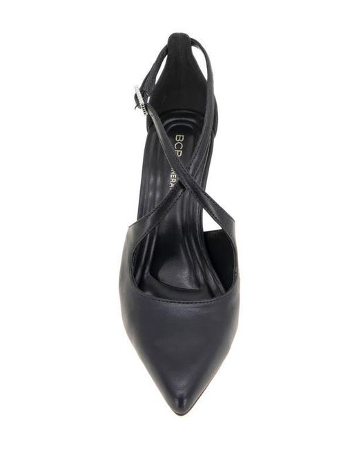 BCBGMAXAZRIA Black Bromi Ankle Strap Pump