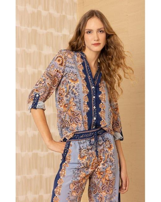 Hale Bob Natural Jaylani Silk Pant