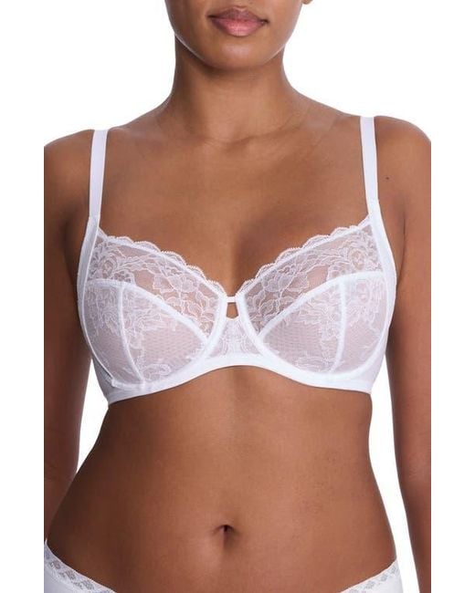 Natori White Statement Underwire Bra