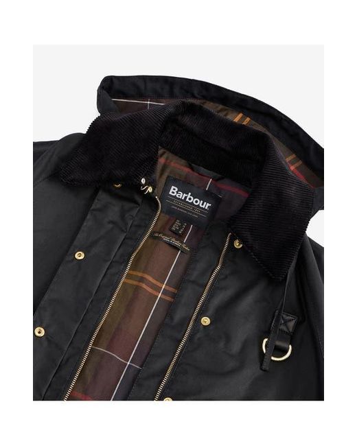 Barbour Blue Reighton Waxed Cotton Jacket