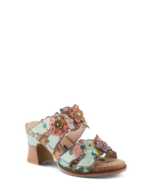 Spring Step Multicolor Radiating Sandal