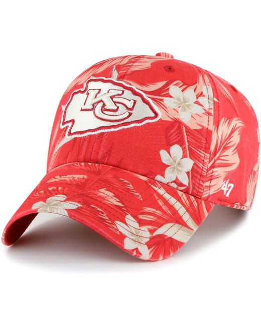 '47 Red Kansas City Chiefs Tropicalia Clean Up Adjustable Hat At Nordstrom