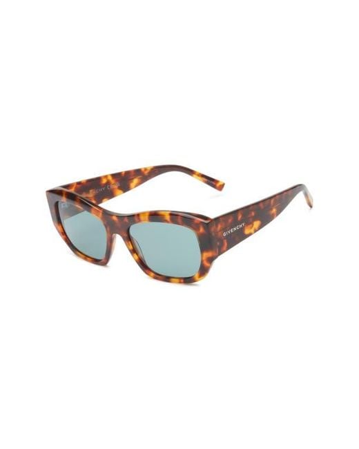 Givenchy Brown Gv Day Square Sunglasses
