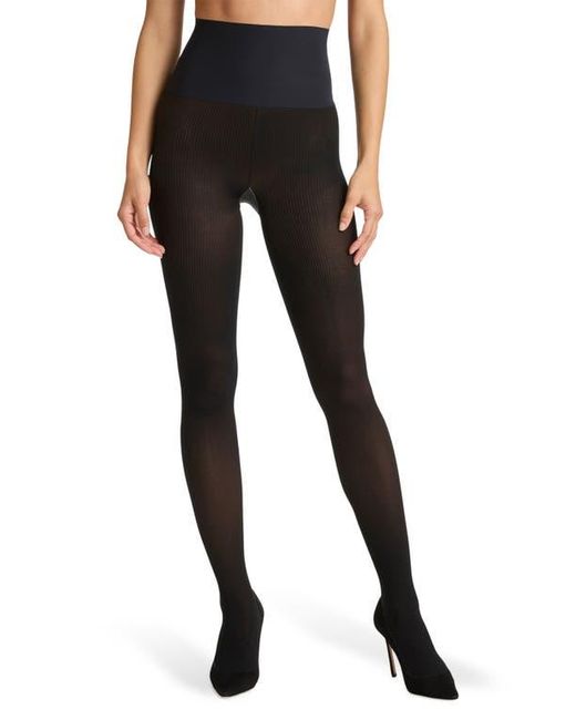 Commando Black Rib Semisheer Tights
