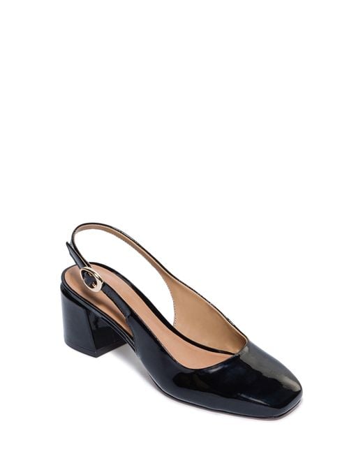 Bernardo Blue Alexia Slingback Pump