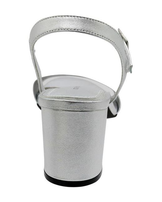 David Tate Metallic Ageless Ankle Strap Sandal