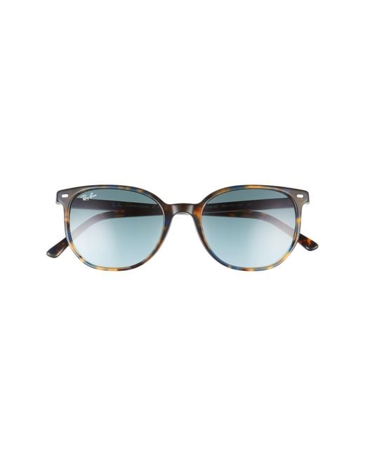 Ray-Ban Blue 52Mm Gradient Square Sunglasses for men