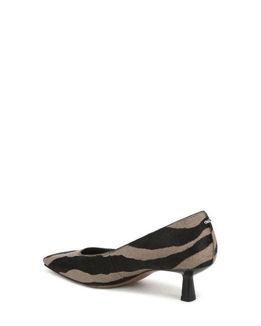 Sarto Black Ryan Square Toe Pump