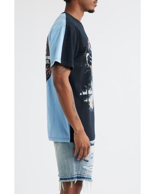 BBCICECREAM Blue Bb Beyond Reversible Graphic T-Shirt for men