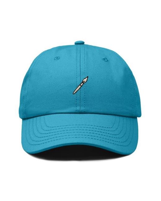 Alix Blue Paint Brush Dad Cap for men