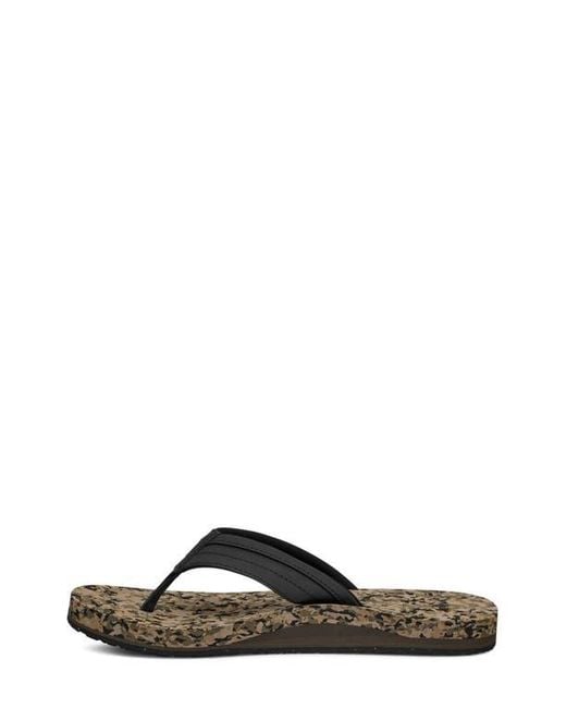 Sanuk Multicolor Ziggy Water Friendly Flip Flop for men