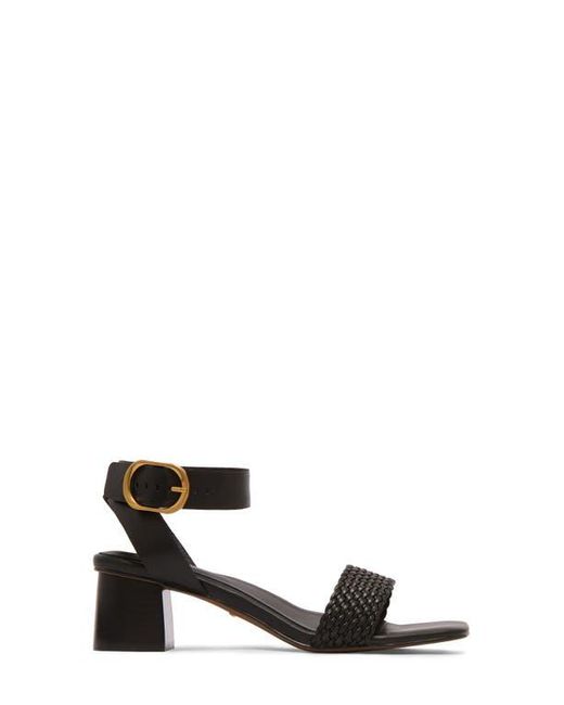 Frankie White Eadie Ankle Strap Sandal