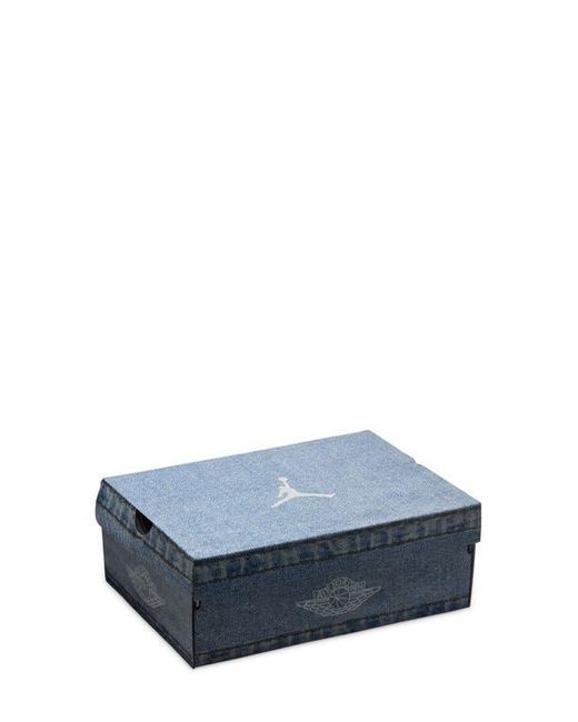 Nike Blue Air 1 Mid Se Velvet Basketball Sneaker