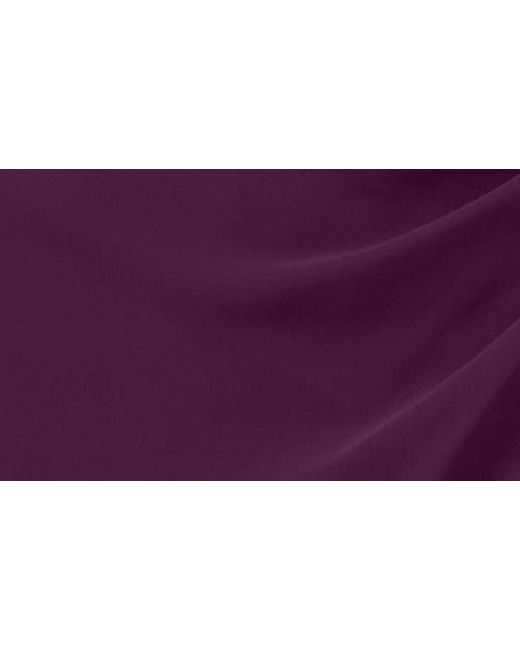 Chaus Purple Sequin Strap Drape Cape Dress