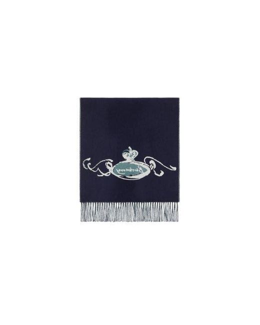 Burberry Blue Castle Cashmere Scarf