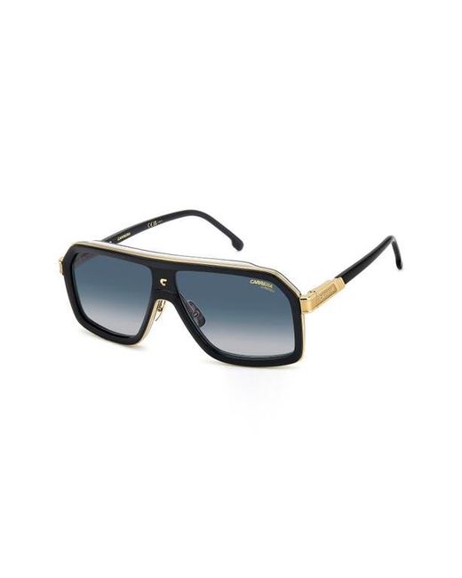 Carrera Blue 60Mm Gradient Rectangular Sunglasses for men
