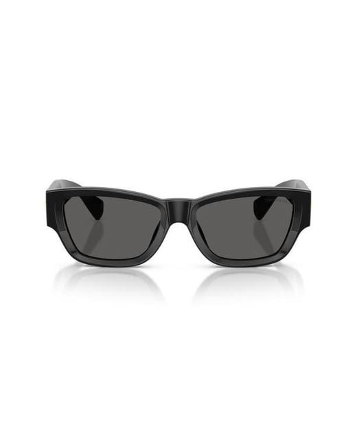 Tiffany & Co Black 54Mm Rectangular Sunglasses