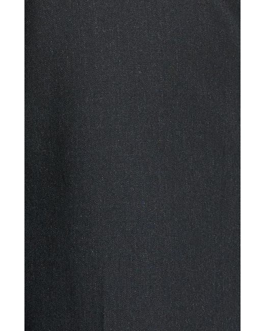 Berle Blue Self Sizer Waist Pleated Classic Fit Wool Gabardine Dress Pants for men