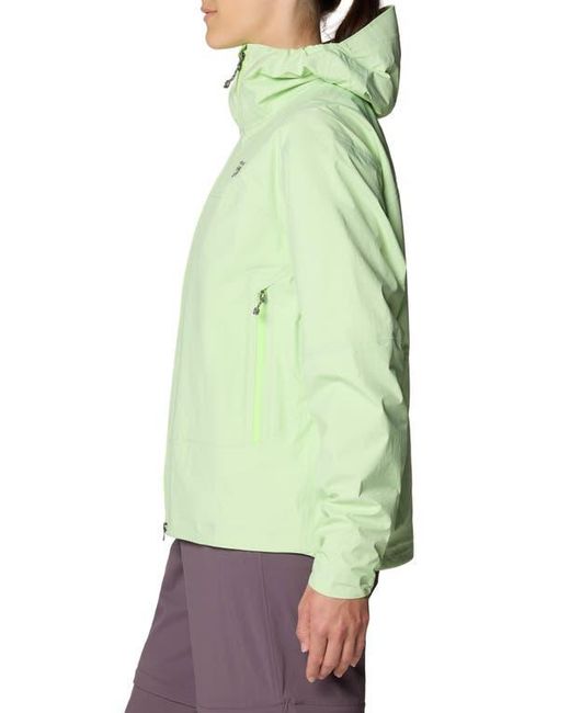 Mountain Hardwear Green Cloud Cipher Hooded Jacket