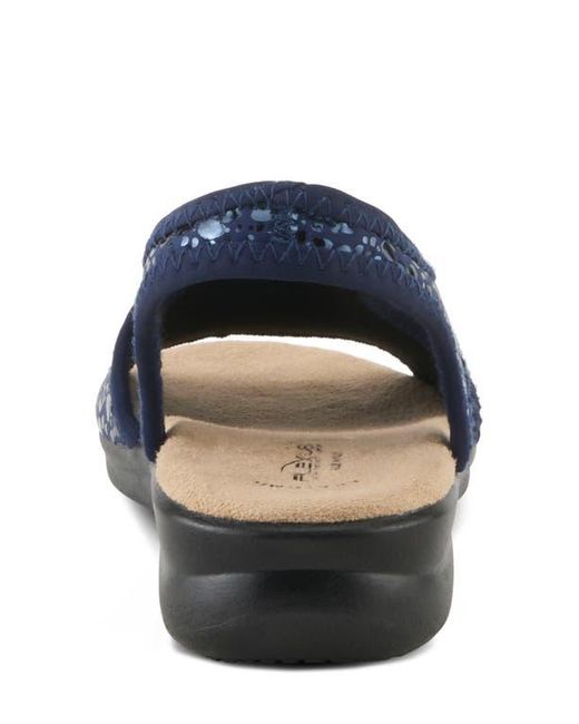 Flexus by Spring Step Blue Nyaman Slingback Sandal