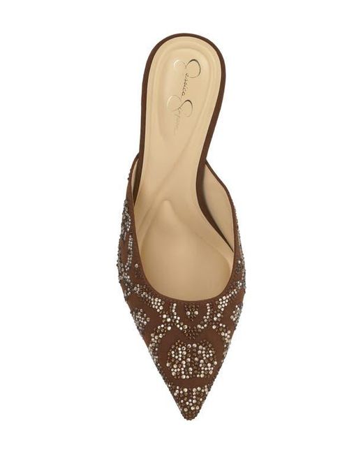 Jessica Simpson Brown Xia Mule