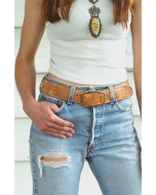 Bed Stu White Mohawk Belt