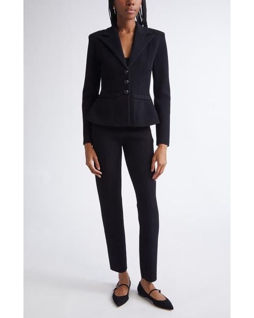 St. John Black Venezia Knit Pants