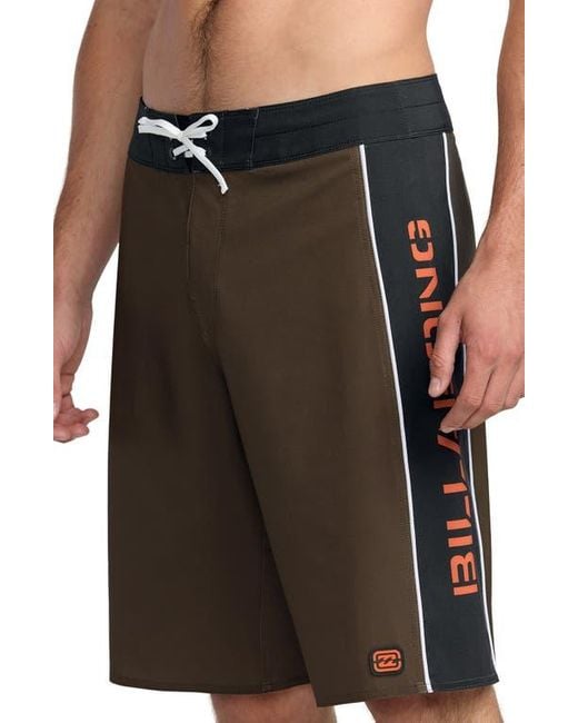 Billabong Gray Spec 73 D Bah Pro Board Shorts for men