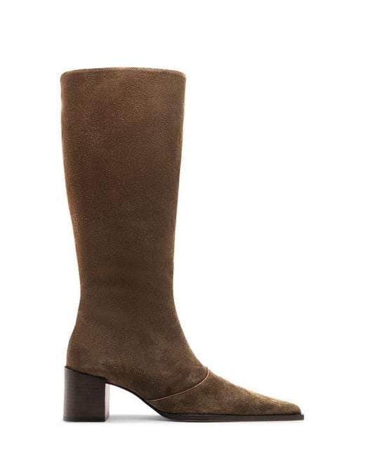 SCHUTZ SHOES Brown Raffaela Up Mid Boot