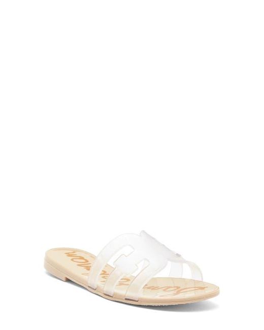Sam Edelman Natural Bay Jelly Slide Sandal