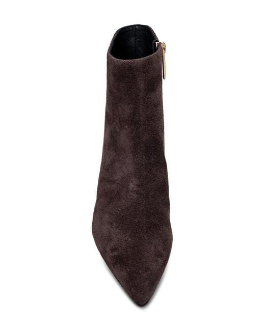 L'Agence Brown Lilly Pointed Toe Bootie