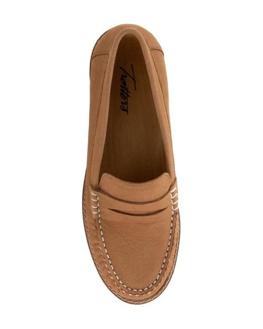 Trotters Brown Francey Lug Sole Penny Loafer