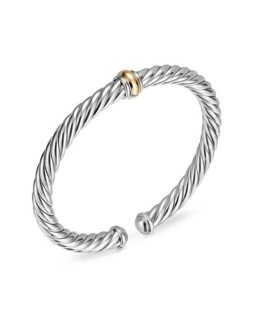 David Yurman Metallic Cable Flex Center Station Bracelet