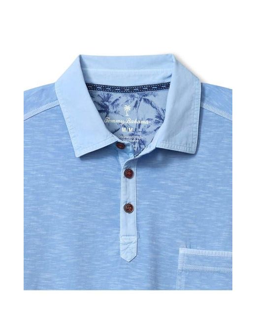 Tommy Bahama Blue Condesa Canyon Organic Cotton Polo Shirt for men