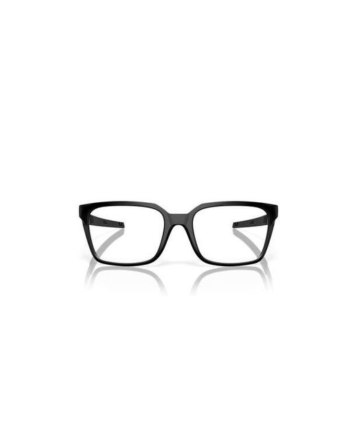 Oakley Black 55Mm Rectangle Optical Glasses for men