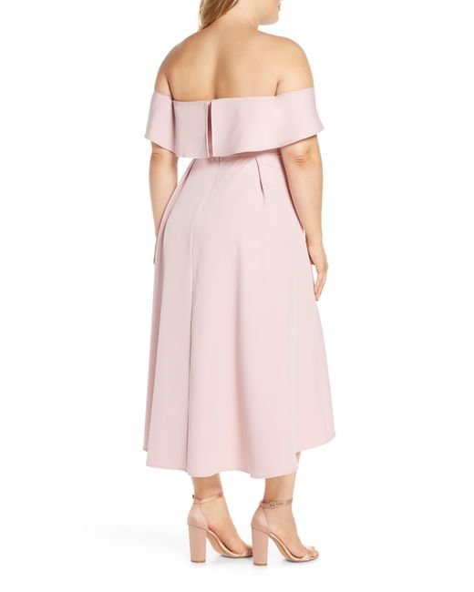 chi chi london off the shoulder dress