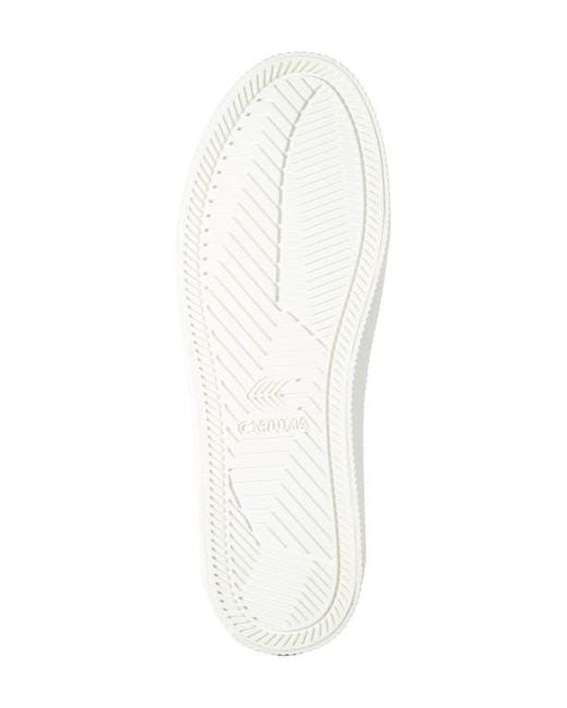 CARIUMA White Oca Low Cap Tie Sneaker